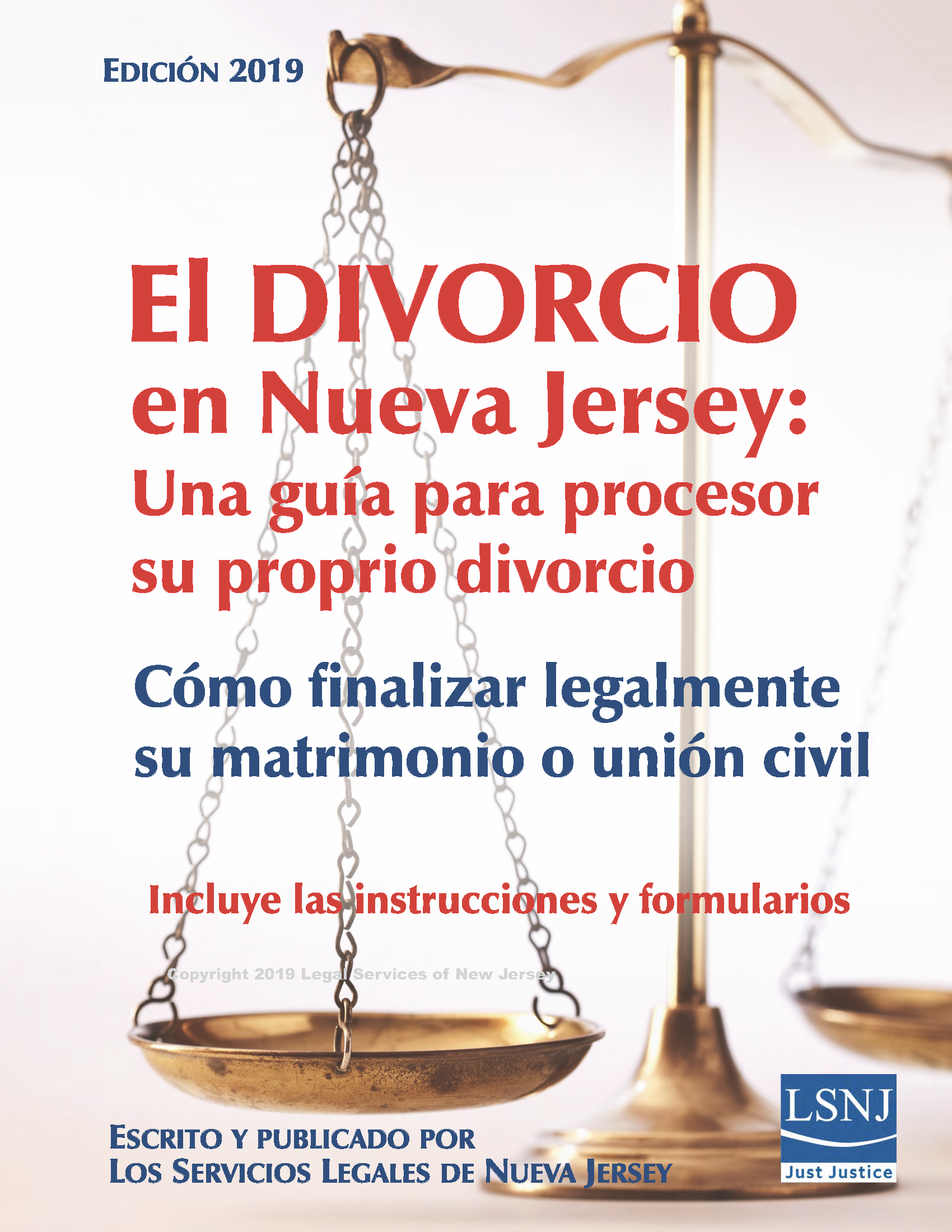 El divorcio en Nueva Jersey: La guía para procesar su propio
