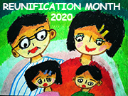 Celebrating Unification image of drawing of a family
