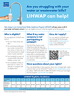 Are you struggling with your water or wastewater bills? LIHWAP can help!